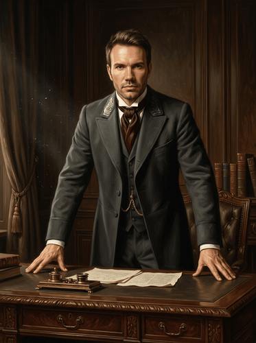 Distinguished Oil Portrait Canvas