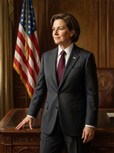 Formal Executive Portrait Canvas Art