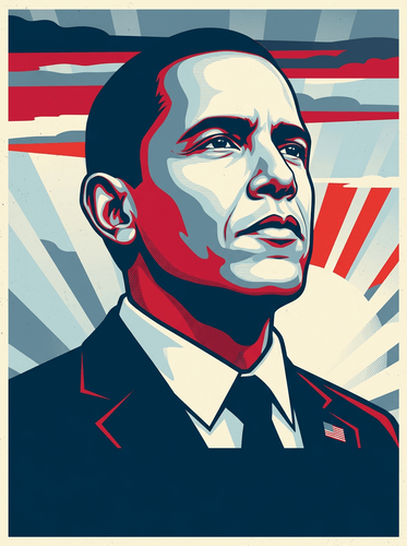 Pop Art Presidential Portrait