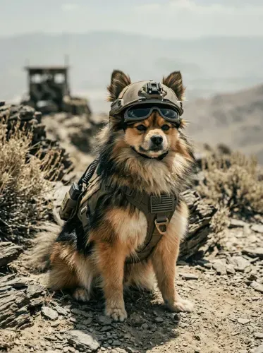 Realistic Military Dog Tactical Goggles