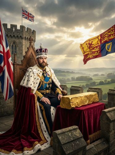 Royal Castle Portrait Wall Art