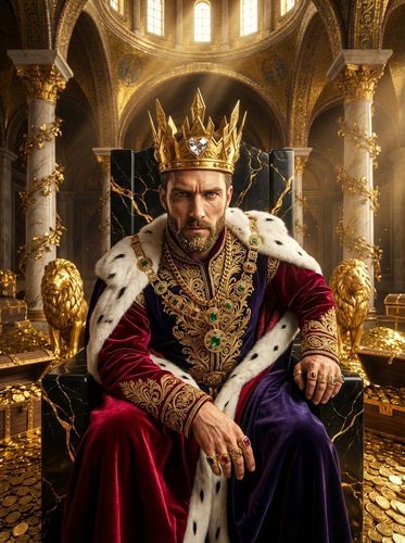 Royal King Portrait Wall Art