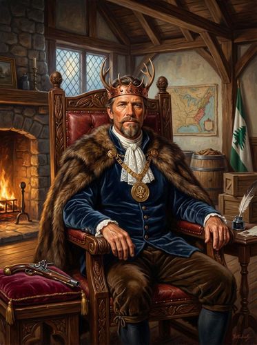 Royal Stag King Portrait