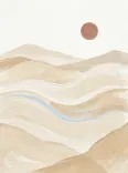 Acrylic Desert Dunes Terracotta Sun